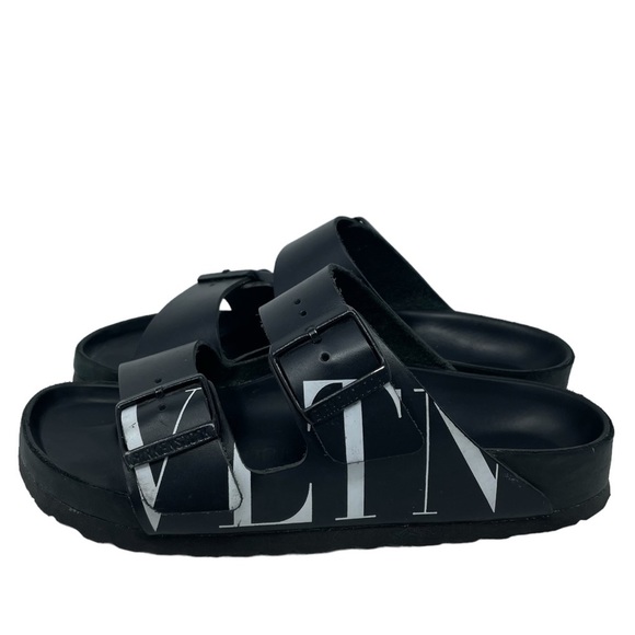 Birkenstock X Valentino Garavani Leather Sandal Black - Picture 2 of 8